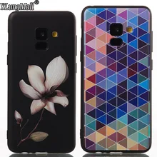 YLungMall Celular Fundas for Samsung Galaxy A8 Plus 2018 A730F Case Cover Relif Silicone Phone Cases for Samsung A8 2018 A530F