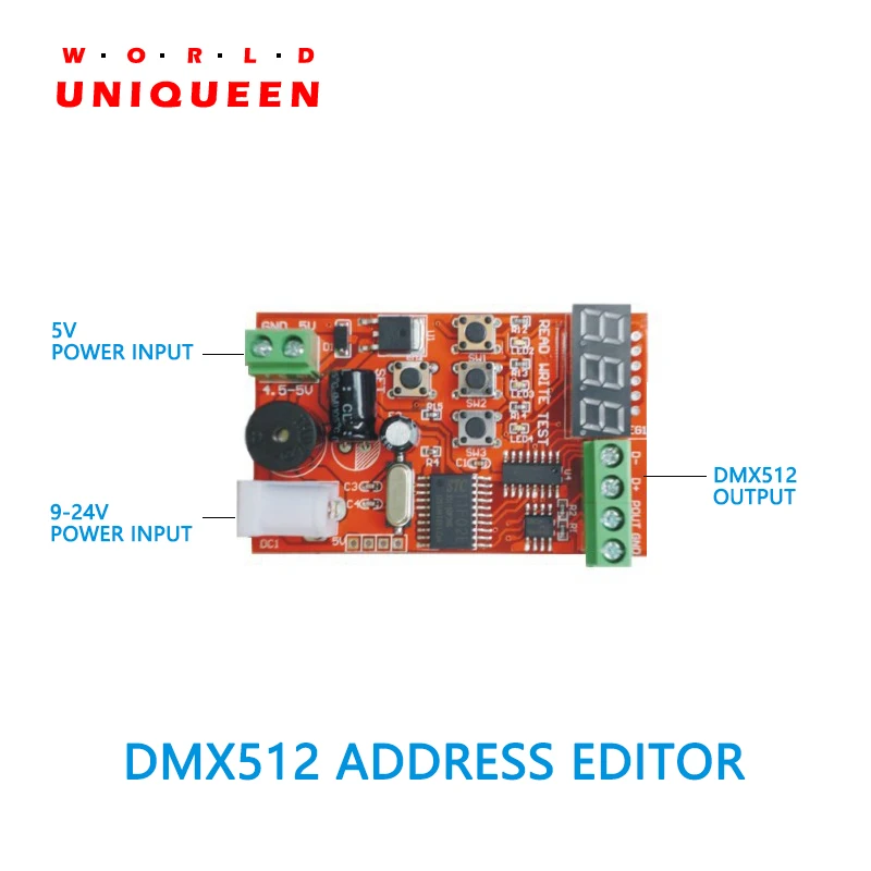 DMX512 легко записывает адрес используется для фотолампы настенной мойки подземной