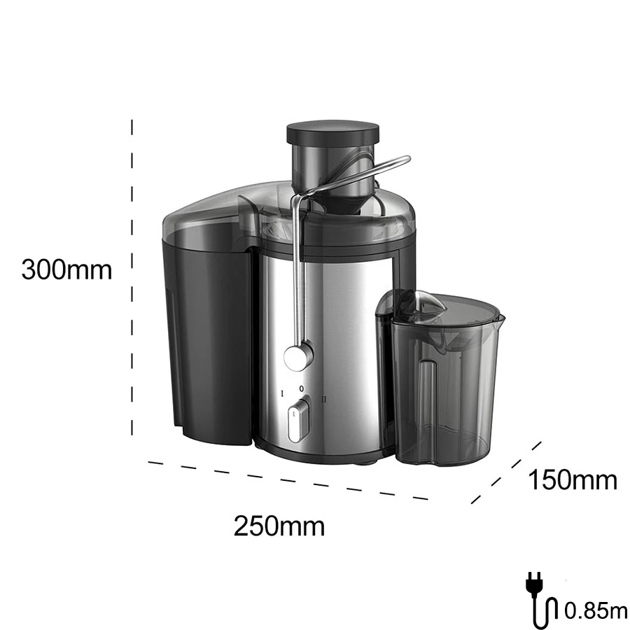 

220V Stainless steel Juicers 2 Speed electric Juice Extractor Fruit Drinking Machine For Home