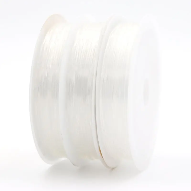 

1 Roll 0.5 0.6 0.7 0.8 1mm Crystal Elastic Beading Cord String Thread for Jewelry Making DIY Necklace Bracelet Accessories