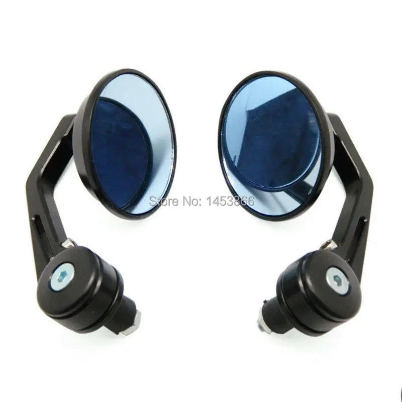 

Black 3" Round 7/8" HANDLEBAR END MIRRORS FOR CUSTOM BOBBER CHOPPER CRUISER