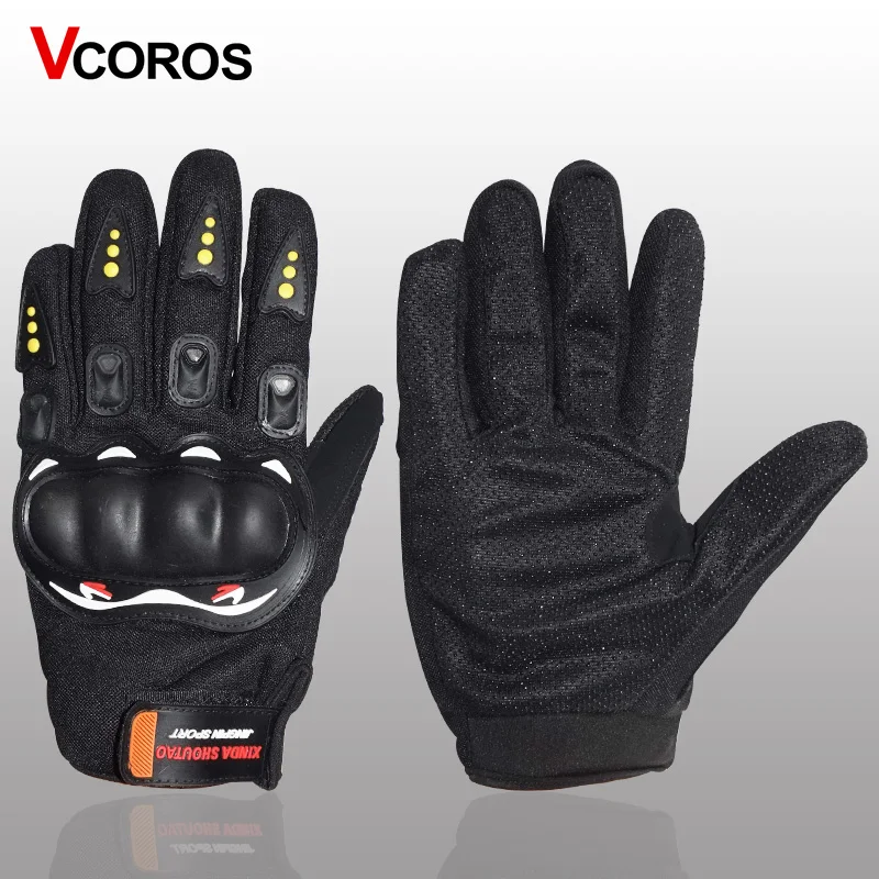 

Vcoros full finger motorcycle gloves wearable motocross Protective Gloves breathable motobike ATV Outdoor Sports cycling gloves