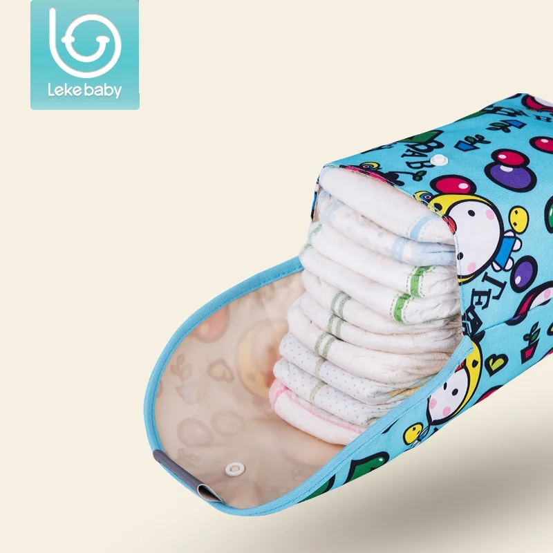 Lekebaby Детские Пеленки сумки для беременных сумка водостойкая Влажная Ткань пеленка рюкзак многоразовая пеленка крышка сухая влажная сумка