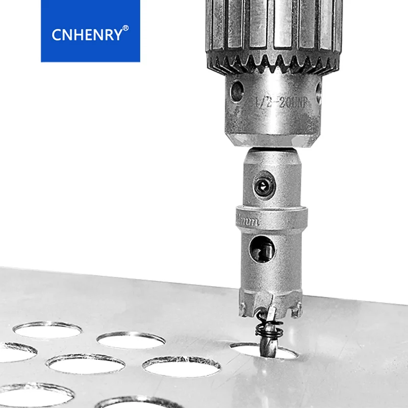 1PC 16-65mm Core Hole Saw Carbide Tip TCT drills For Steel Carbide Metal Cutter Tool Thick Steel Plates Drilling