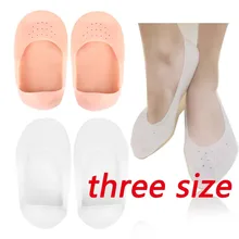 Silicone Foot Chapped Care Tool Moisturizing Gel Heel Socks Cracked Skin Care Protector Pedicure Health Monitors Massager 1pc new heel socks cracked foot skin care protector silicone moisturizing gel 2016 popular shoes inserts worldwide sale