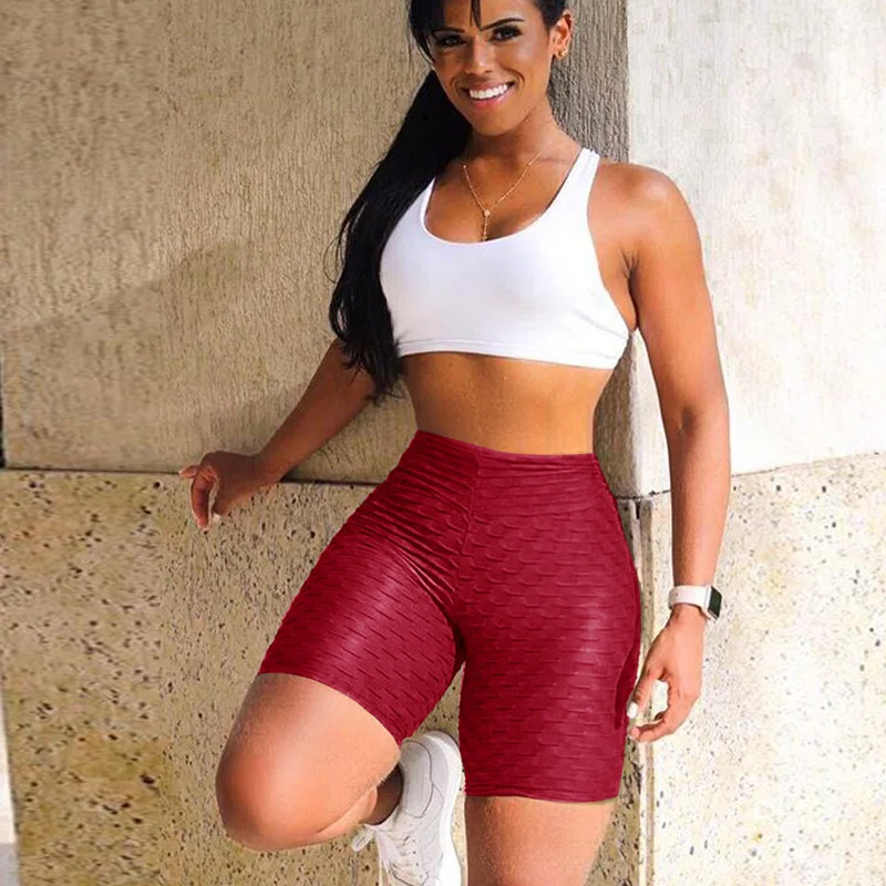 2019-New-women-fashion-Cropped-fly-sashes-casual-short-Leggings-fitness-push-up-high-waist-workout (5)