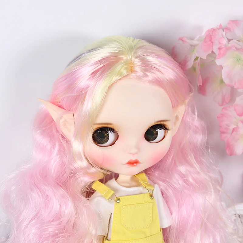 Blyth Doll 1/6 Elf and Human Plastic Ear white natural tan dark and super dark skin Suitable for 30cm doll DIY accessories Gift 2