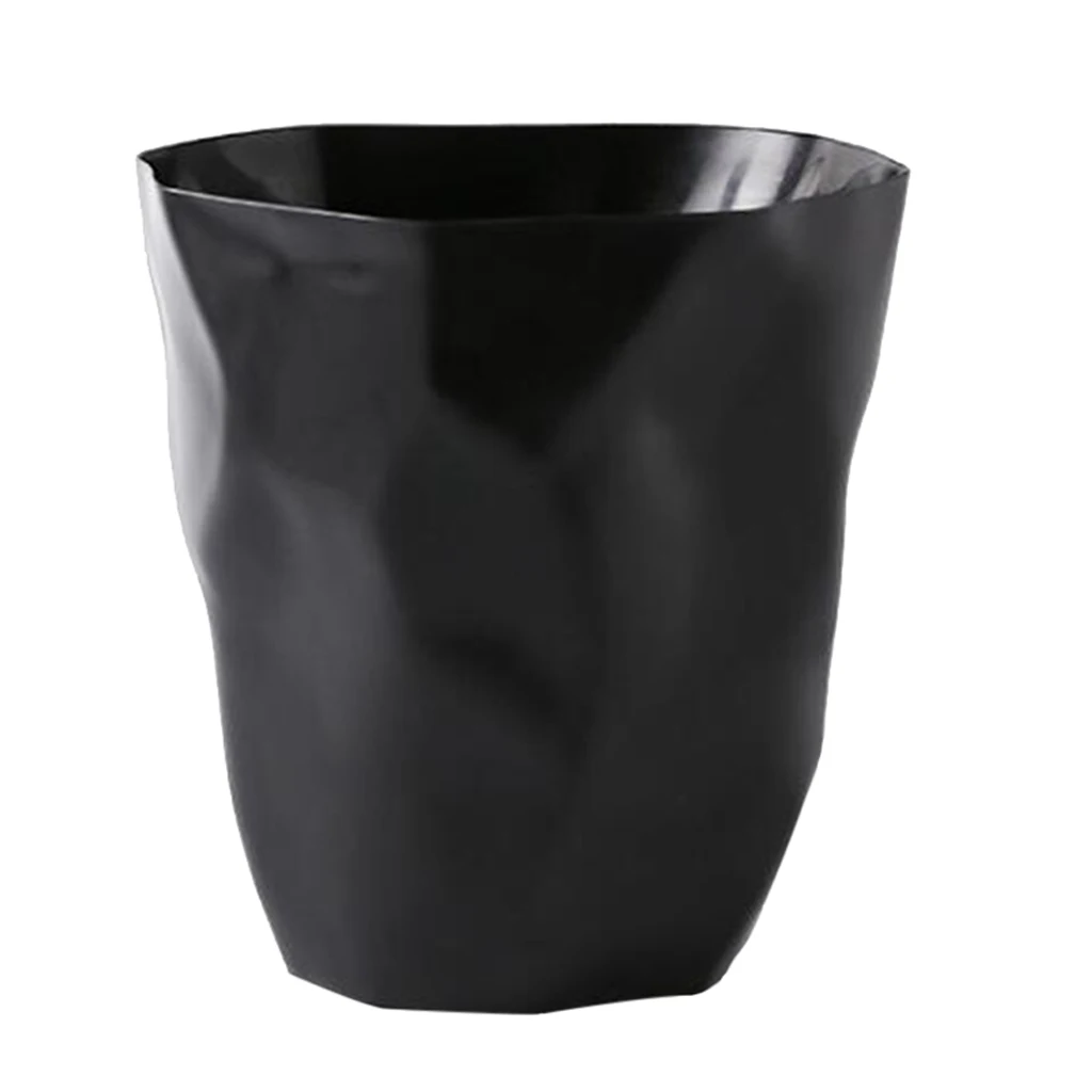 Modern Fashion Irregular Trash Can Plastic Wastebasket Dustbin for Home Office Car