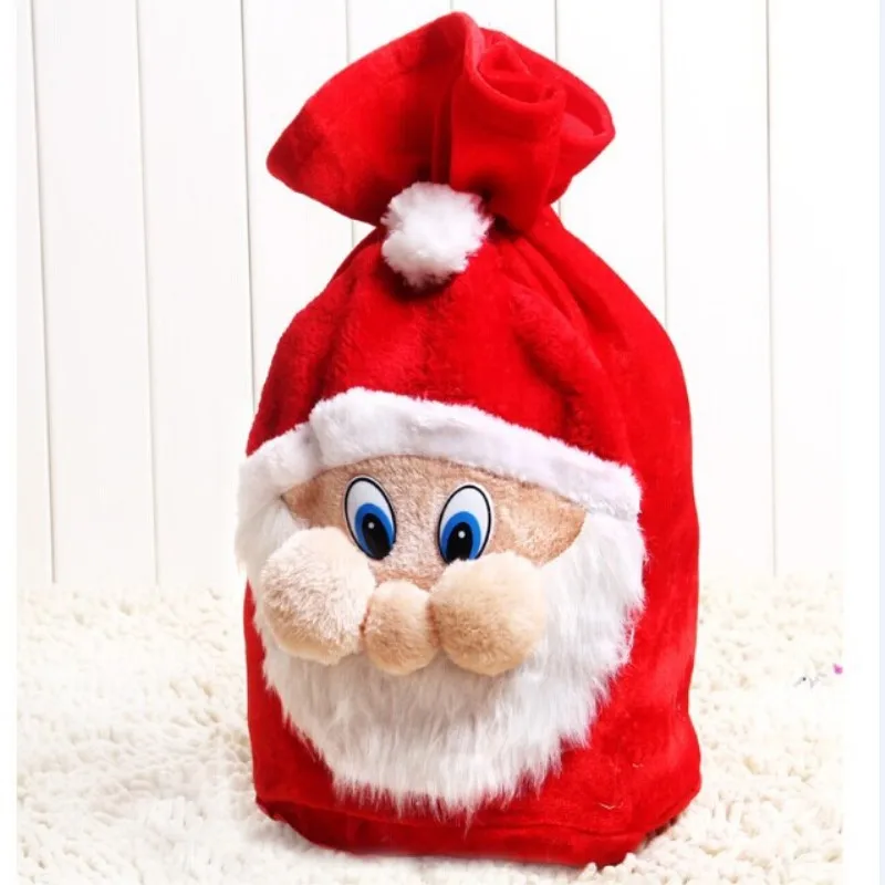 High Quality Christmas Gift Bags Santa Claus Bags Goodie Bags Backpack