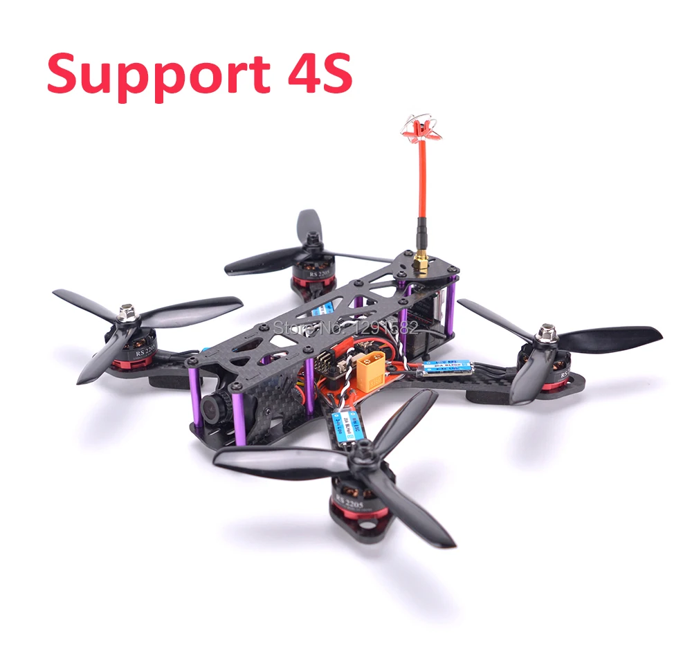 

Reptile Martian II 220 220mm w/ 4mm Arm Carbon Fiber Frame F3 Acro controller RS2205 2300kv motor 2-4S 700TVL Camera TS5828L