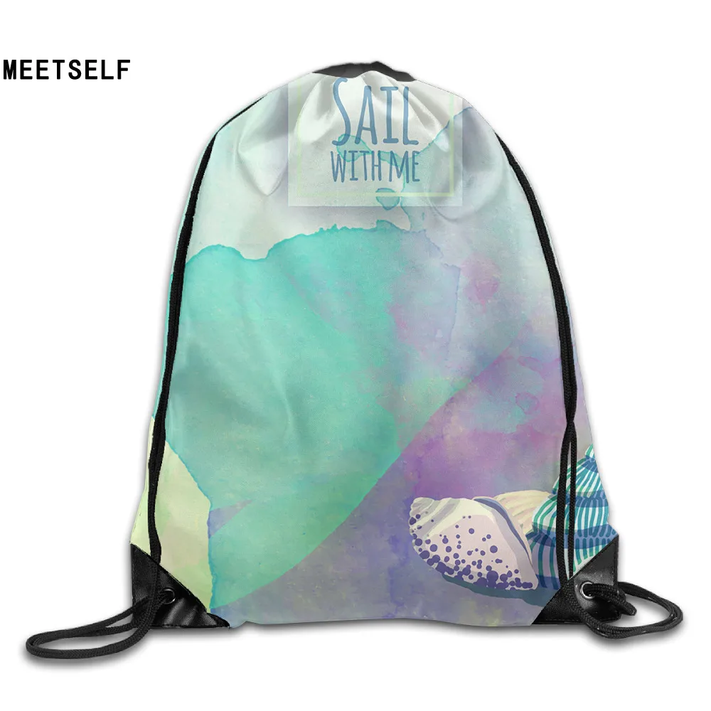 SAMCUSTOM 3D Print Sail Shoulders Bag Women Fabric Backpack Girls Beam