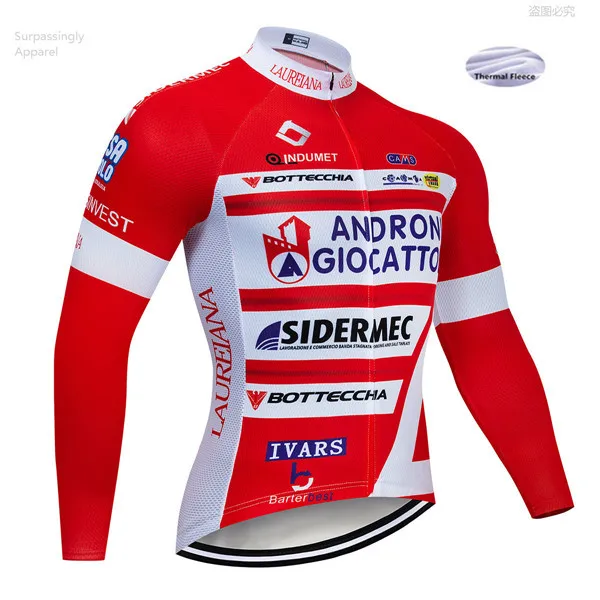 Pro Red Winter UCI Team Andro велосипедные длинные штаны мужские велосипедные шорты MTB дорожный велосипед 12D гелевая подкладка велосипедные шорты - Цвет: Picture Color