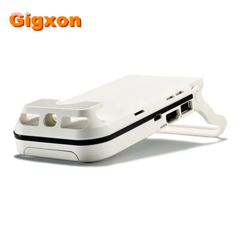 Gigxon I60 70 люмен DLP Power Bank 3000 мАч 120 мин. HDMI USB мобильный телефон проектор Android