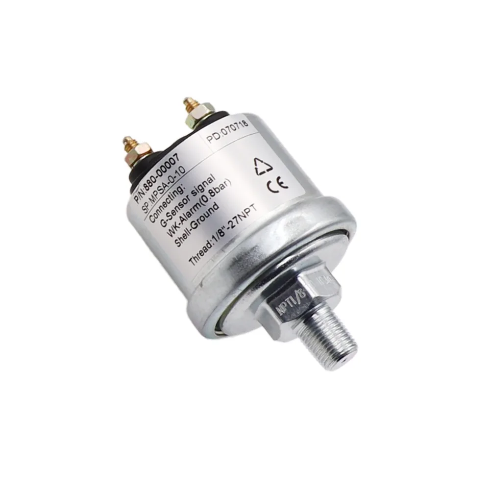 

Car Oil Pressure Gauge Sender Switch Sending Unit NPT-1/8 Pressure Sensor fit 10~184 ohm with 0~5Bar , 0~10Bar