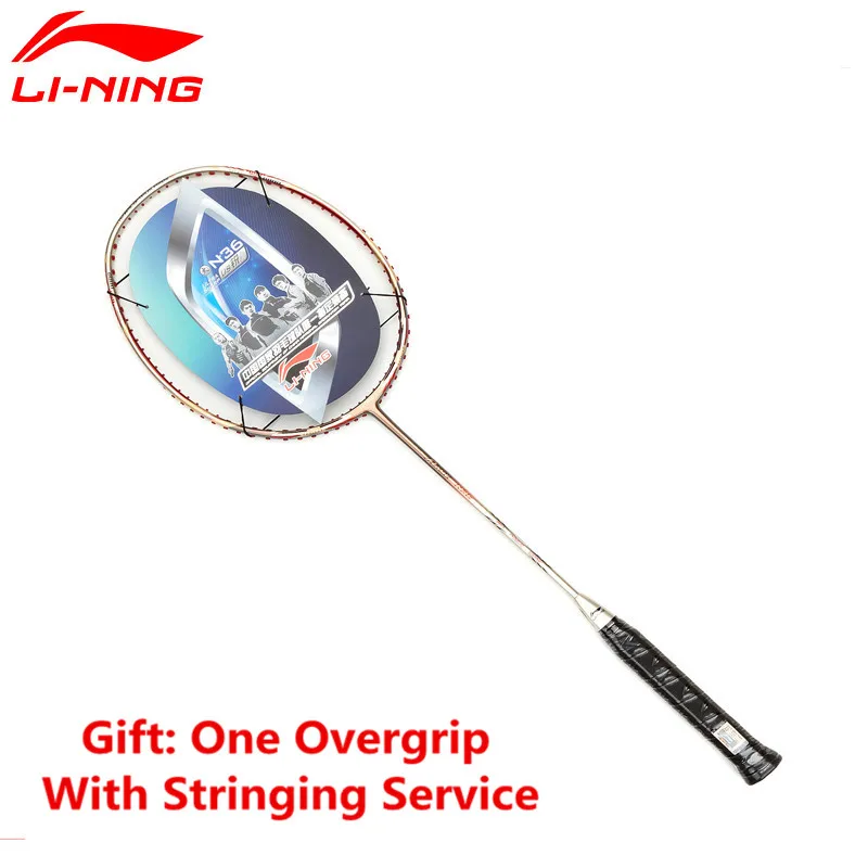 Li-Ning China National Team Badminton Rackets FLAME N36 Offensive Type Racquet AYPG002 Li Ning TB NANO Carbon Fiber Racket L536