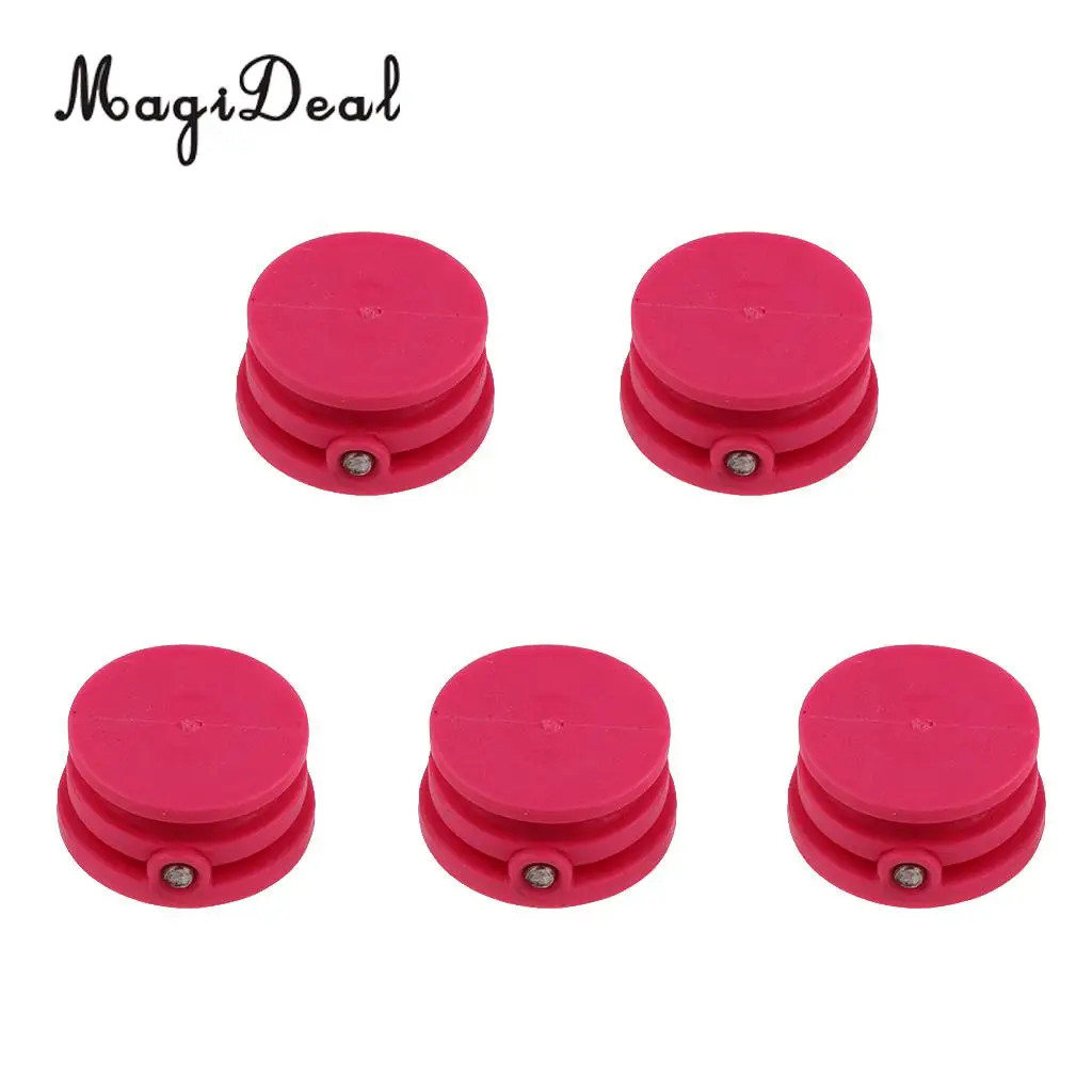 MagiDeal Durable 5Pcs Surfing Leash Plug Surfboard Longboard Leash Cup Plug Repair Kayak Accessory Equipment 25mm 6 Color Choose