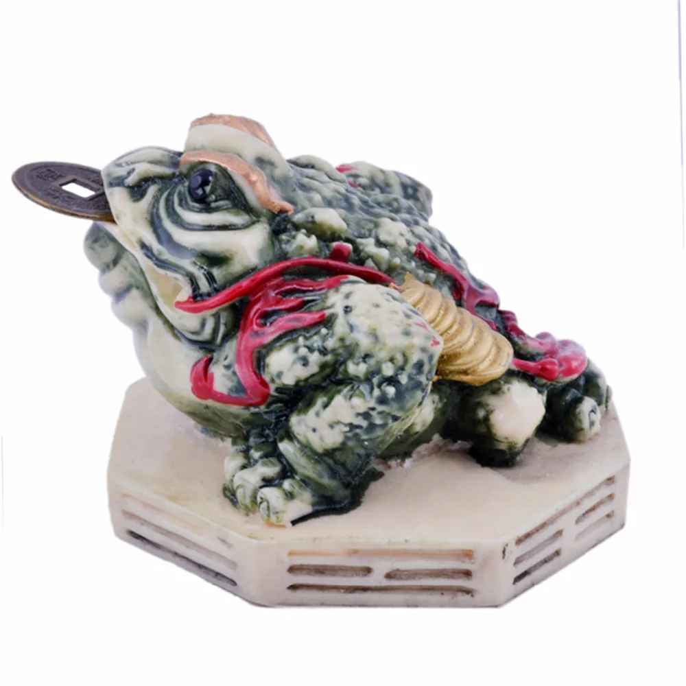 

Feng shui Colour Bagua Three Legged Money Frog/Toad