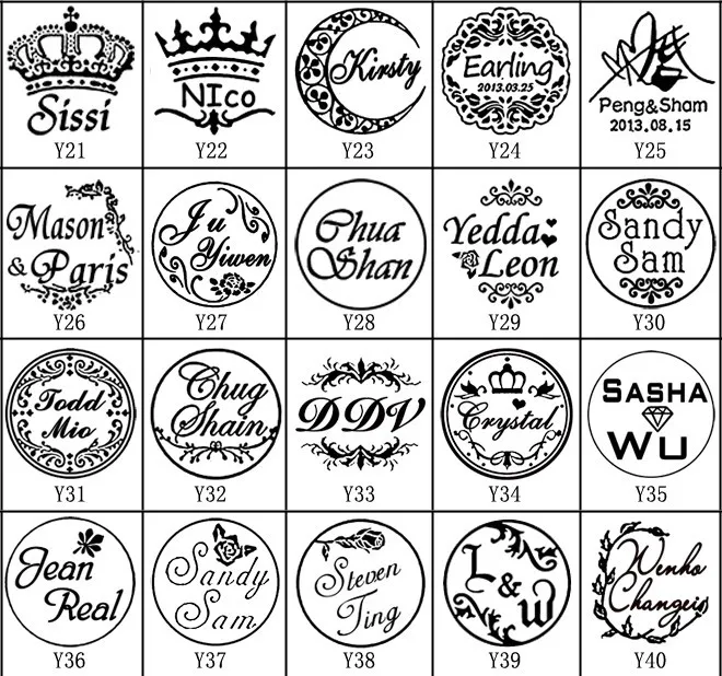 1 DIY customize double Name 2 initials personalized Letter stamp/Sealing Wax /wedding Wax Seal Stamp Custom invitations envelop