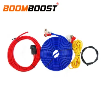 

Car Audio Wire Wiring Amplifier Subwoofer 60W 4m length Professional Speaker Installation Wires Cables Kit
