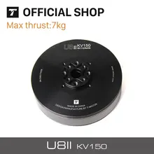 T-motor Terbaru U8 II KV150 Efisien Untuk Hexacopter Quadcopter UAV RC Drone