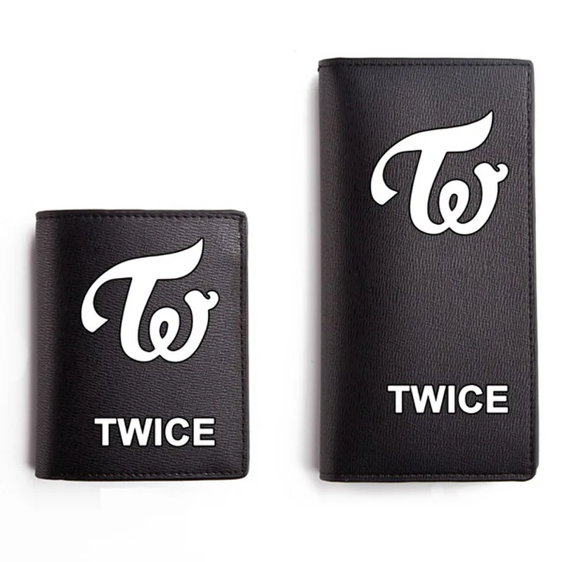 

MeanCat Girls Group Twice Surrounding PU Wallet Coaster LANE ONCE Twicetagram Collection PU Wallets with Luminous