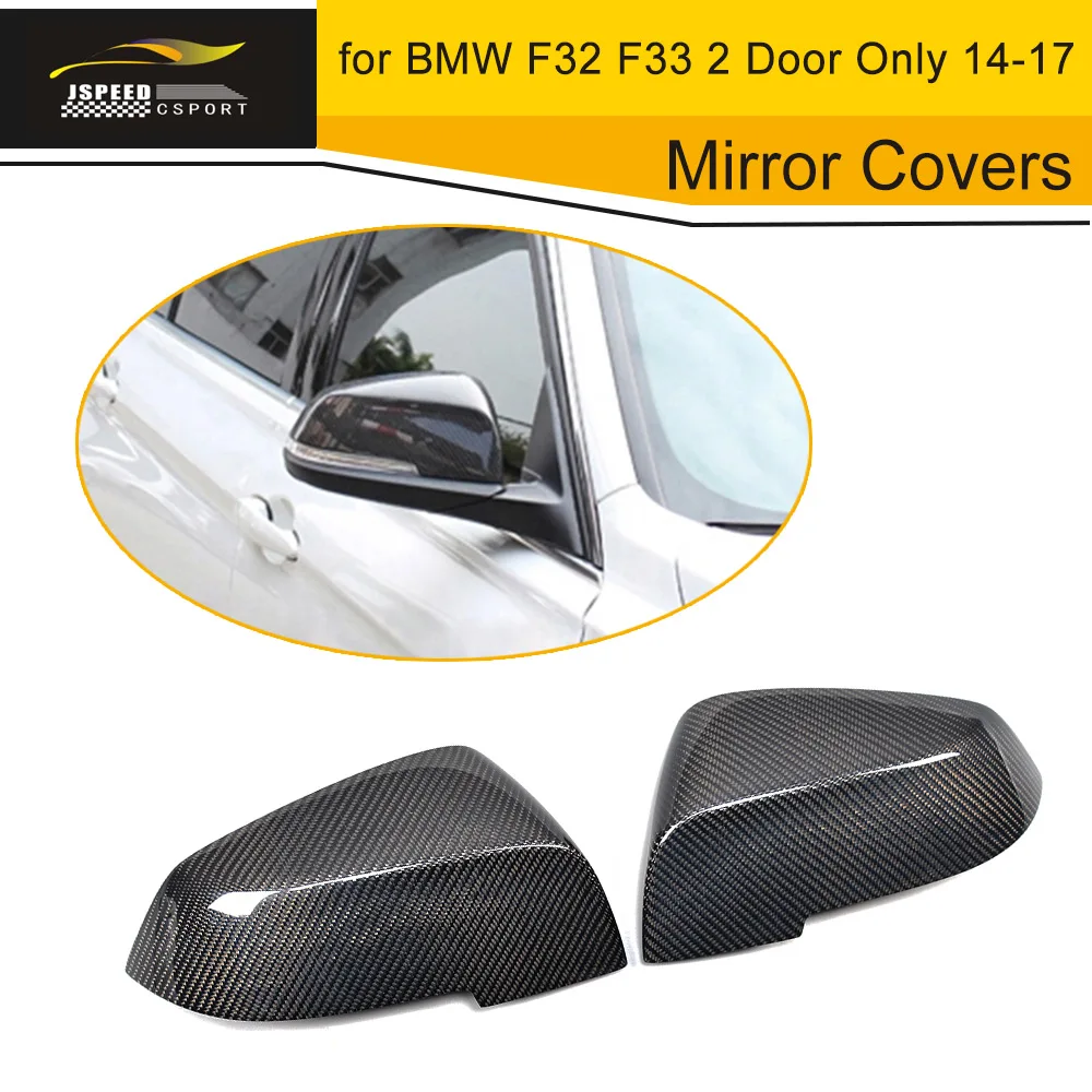 Боковые зеркальные чехлы из углеродного волокна 4 серии колпачки для BMW F32 F33 2