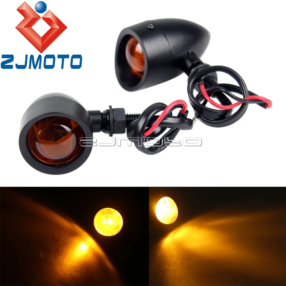 Cafe Racer Motorcycle 10mm Bolt Brake Blinker Light Turn Signal