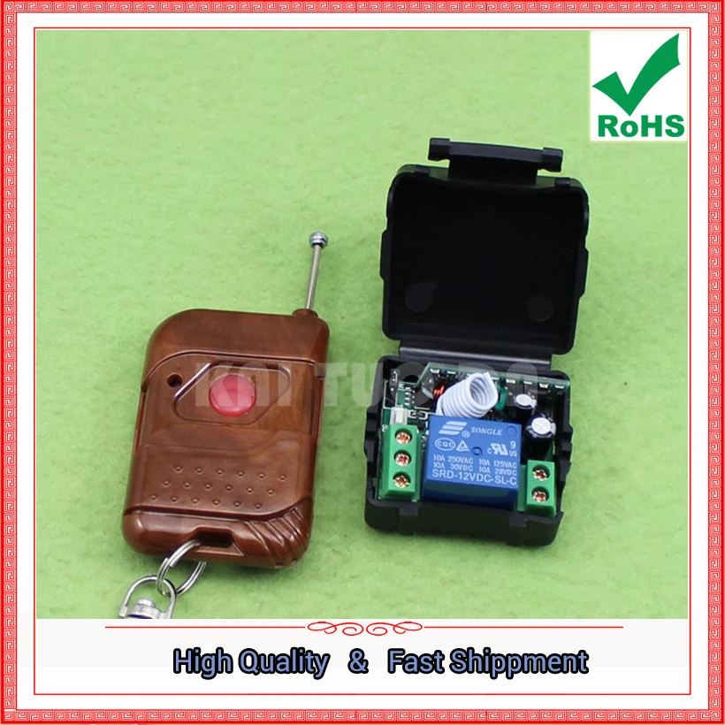 remote control wireless remote control switch 12V single new D3B1