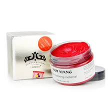 MOFAJANG цветной воск для волос, для укладки, серебристо-серый, для мамы, одноразовые натуральные волосы, сильный гель, крем, краска для волос для женщин, мужчин, 120 г