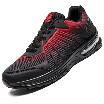 

Men Running Shoes Air Mesh Breathable Sport Jogging Cushion Sneakers Lace Up Athletic Walking Training Zapatillas Hombre Outdoor