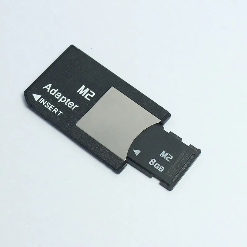  Hot 8GB 4GB 2GB 1GB M2 memory card Memory Stick Micro with Adapter MS PRO DUO
