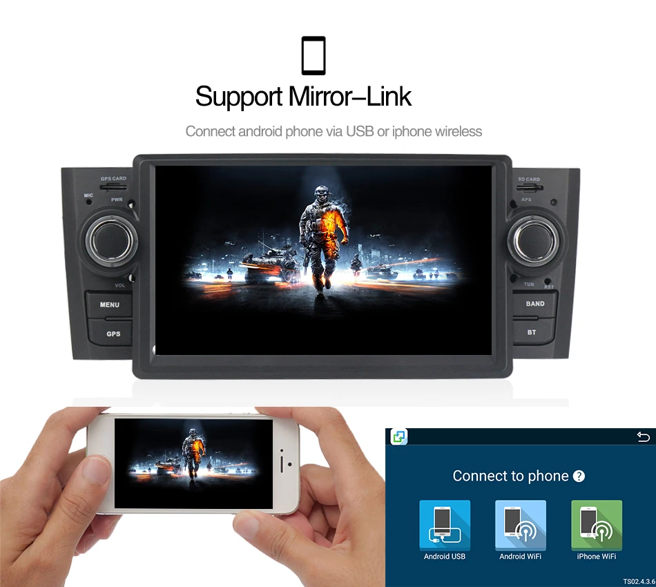 Sale New Arrival! 7" HD1024*600 Car multimedia Player Navigation GPS DVD for Fiat Grande Punto/Linea 2007-2012 android 7.1 system 31