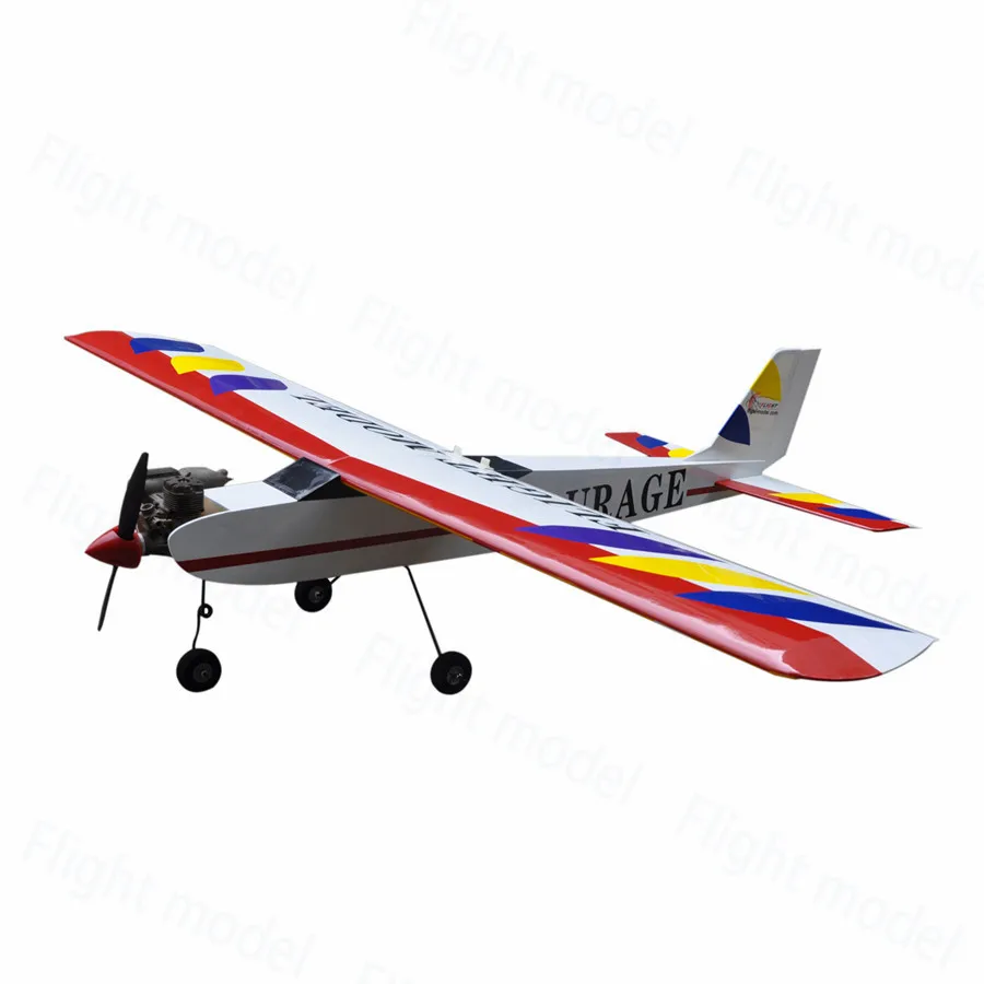 Плоская модель RC Balsa дерево Nitro тренажер самолет ARF 4CH отчарование 10 59 4&quot|trainer