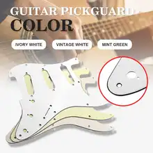 11 Отверстие гитарная накладка sss скретч пластина для США/MEX крыло для Stratocaster Страт аксессуары для гитары