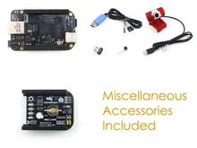 BeagleBone Черный ARM Cortex A8 Rev C Развития Борту 4 ГБ eMMC + Расширение доски разное мыс + usb wifi + камера комплект = пакет e