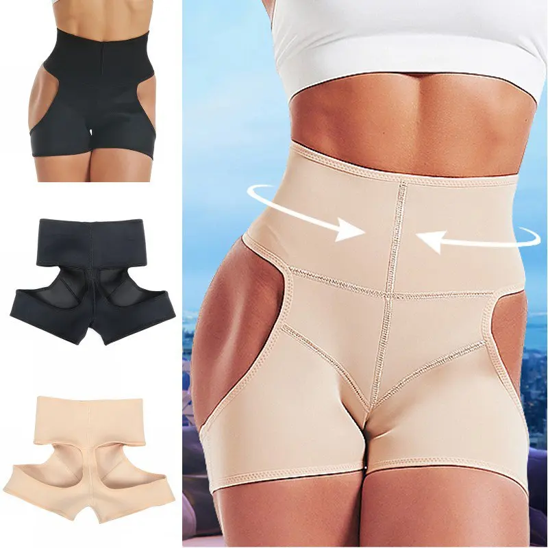 Plus Size Body Shaping Underwear Strong Tummy Hip Rubber Pants Body