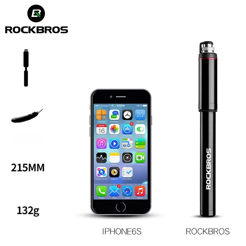 Насос велосипедный ROCKBROS 150 PSI из алюминиевого сплава|Велосипедные насосы| |
