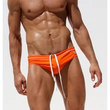 Плавки для мужчин, водонепроницаемый купальный костюм, мужской купальник для серфинга, Сексуальные трусы с низкой талией, летнее пляжное нижнее белье