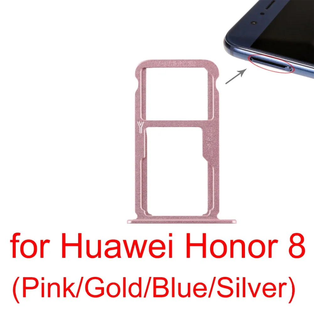 Новинка для Huawei Honor 8  7A Play 7C Mate RS лоток sim карт + карт/Сменные запасные части Micro