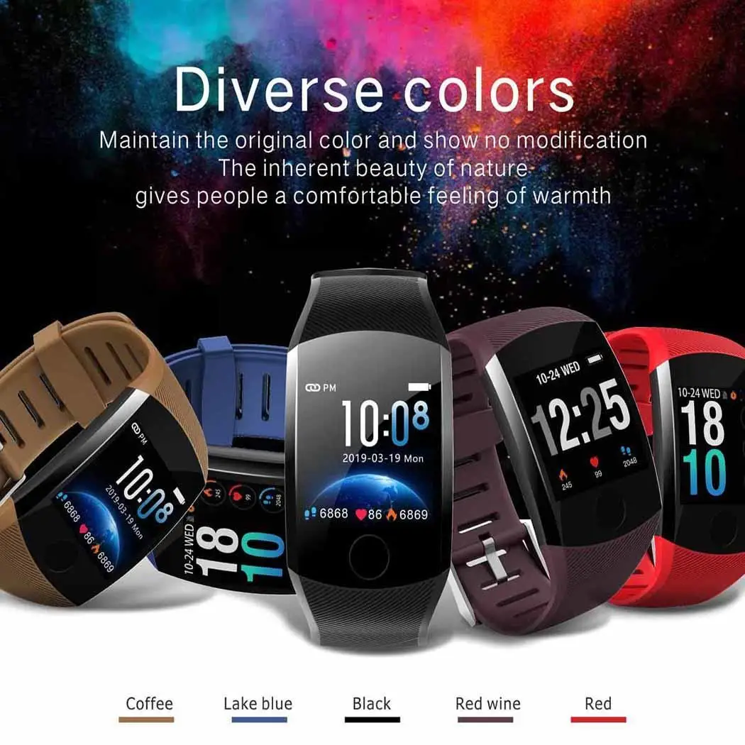 Touch Screen Smart Watch Camera Pedometer Fitness IP67 Causal Outdoor etc 130-200mm Buckle Exercise Bracelet