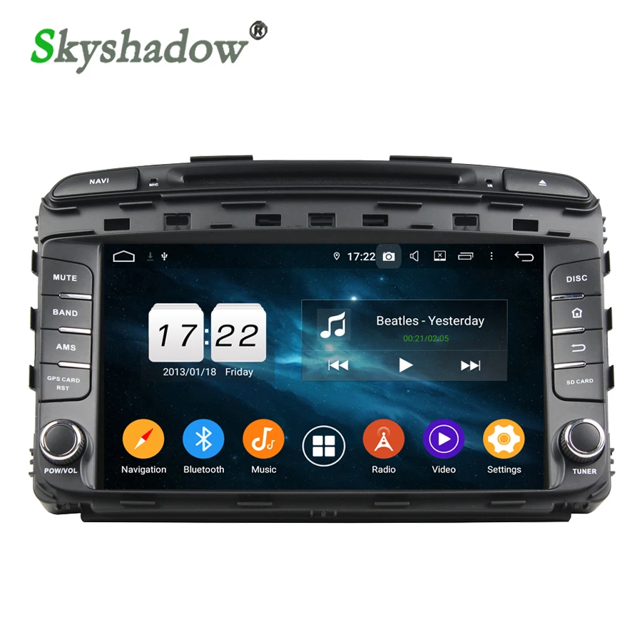 Perfect DSP IPS Android 9.0 Octa Core 4GB+32GB Bluetooth 4.2 Wifi GPS Map Multimedia Car DVD Radio Player RDS  For kia SORENTO 2015 2016 0