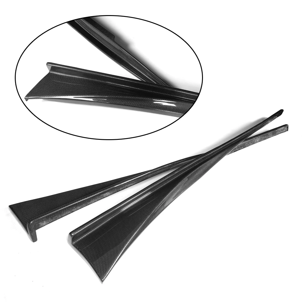 Боковые юбки из углеродного волокна для Lexus IS200 IS250 IS300 IS350 IS F Sport Sedan 4 Door 2013 2016 2 шт.