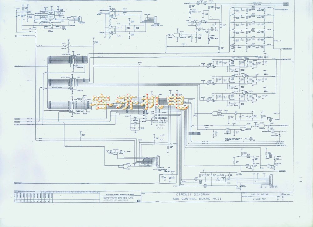 

[BELLA]Parker 590P DC converter driver board drawing board full set of drawings PDF electronic version module--2p