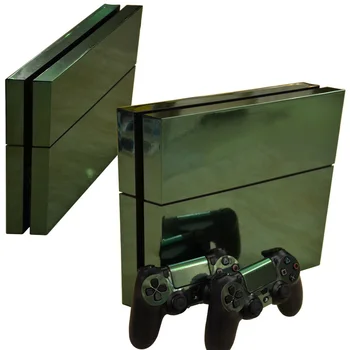 

Green Glossy Decal Skin Sticker for Playstation 4 PS4 Console+Controllers