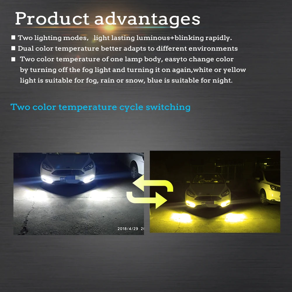 Автомобильный светодиодный головной светильник H11 880 H8 ampoule voiture H3 H2 12 В