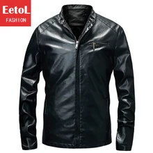 Hot new Mens Leather Jackets And Coats,Jaqueta De Couro Men’s Motorcycle Jacket,Korean Fashion Men Leather Jacket Size M-XXXL
