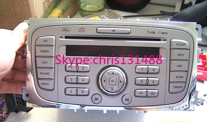 Один CD-диск радио CD1053 9M5T-18C939-JK с MP3 USB для автомобиля ford cd-плеера