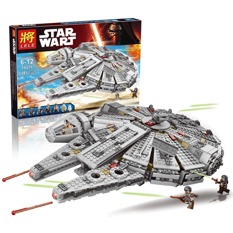 

Star Wars Millennium Falcon Outer Space Ship Building Blocks Model Toys As Christmas Gift For Children Kids