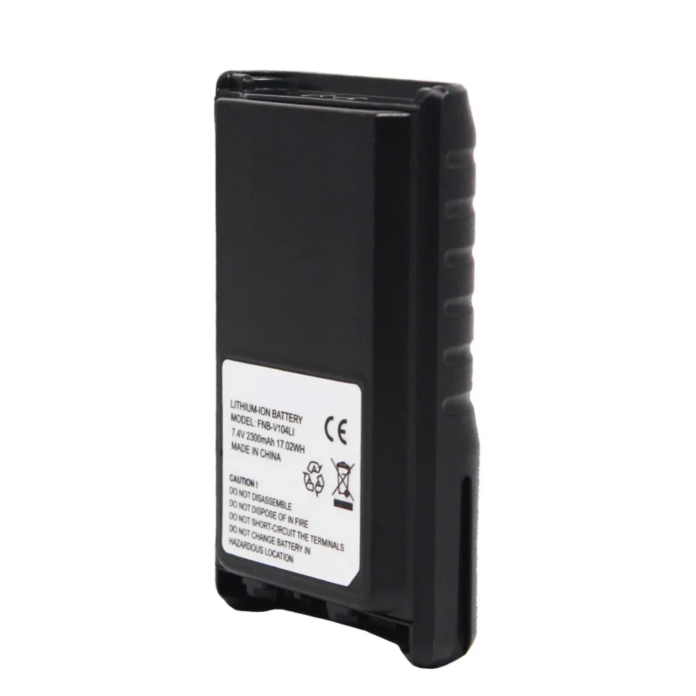 2300 Mah Li-Ion Батарея для Vertex Vx-230 Vx-231 Vx-234 Vx-228 высокое Ёмкость Fnb-V103 Fnb-V104Lia