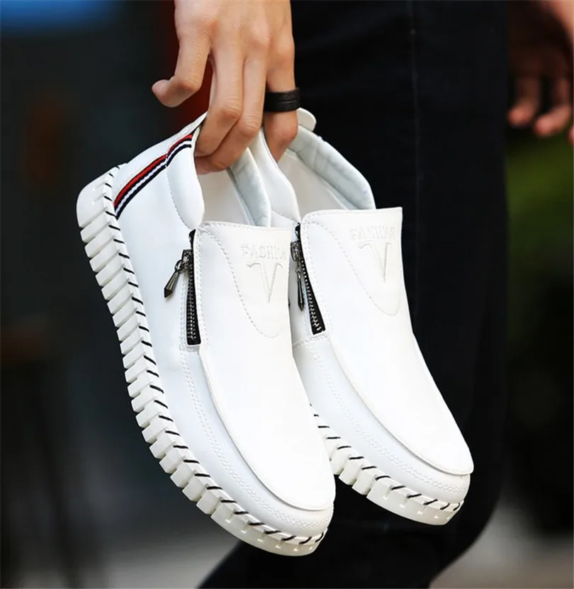 2016 spring and summer men s shoes to help low tide men s fashion casual zipper